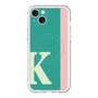 スリムプロテクションプレミアムケース with MagSafe［ オリジナル - initial color line - K green ］
