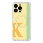 スリムプロテクションプレミアムケース with MagSafe［ オリジナル - initial color line - K yellow ］