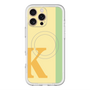 スリムプロテクションプレミアムケース with MagSafe［ オリジナル - initial color line - K yellow ］