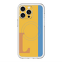 スリムプロテクションプレミアムケース with MagSafe［ オリジナル - initial color line - L orange ］