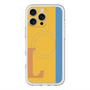 スリムプロテクションプレミアムケース with MagSafe［ オリジナル - initial color line - L orange ］