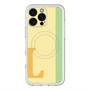スリムプロテクションプレミアムケース with MagSafe［ オリジナル - initial color line - L yellow ］