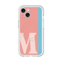 スリムプロテクションプレミアムケース with MagSafe［ オリジナル - initial color line - M pink ］