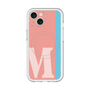 スリムプロテクションプレミアムケース with MagSafe［ オリジナル - initial color line - M pink ］