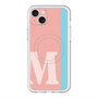 スリムプロテクションプレミアムケース with MagSafe［ オリジナル - initial color line - M pink ］