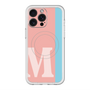 スリムプロテクションプレミアムケース with MagSafe［ オリジナル - initial color line - M pink ］