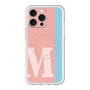 スリムプロテクションプレミアムケース with MagSafe［ オリジナル - initial color line - M pink ］