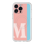 スリムプロテクションプレミアムケース with MagSafe［ オリジナル - initial color line - M pink ］