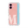 スリムプロテクションプレミアムケース with MagSafe［ オリジナル - initial color line - M pink ］