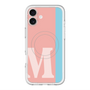 スリムプロテクションプレミアムケース with MagSafe［ オリジナル - initial color line - M pink ］