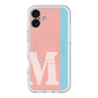 スリムプロテクションプレミアムケース with MagSafe［ オリジナル - initial color line - M pink ］