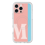 スリムプロテクションプレミアムケース with MagSafe［ オリジナル - initial color line - M pink ］