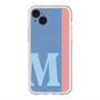 スリムプロテクションプレミアムケース with MagSafe［ オリジナル - initial color line - M blue ］