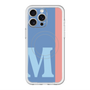 スリムプロテクションプレミアムケース with MagSafe［ オリジナル - initial color line - M blue ］