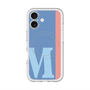 スリムプロテクションプレミアムケース with MagSafe［ オリジナル - initial color line - M blue ］