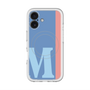 スリムプロテクションプレミアムケース with MagSafe［ オリジナル - initial color line - M blue ］