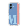 スリムプロテクションプレミアムケース with MagSafe［ オリジナル - initial color line - M blue ］