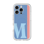 スリムプロテクションプレミアムケース with MagSafe［ オリジナル - initial color line - M blue ］