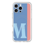 スリムプロテクションプレミアムケース with MagSafe［ オリジナル - initial color line - M blue ］