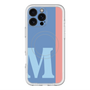 スリムプロテクションプレミアムケース with MagSafe［ オリジナル - initial color line - M blue ］