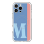 スリムプロテクションプレミアムケース with MagSafe［ オリジナル - initial color line - M blue ］