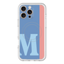 スリムプロテクションプレミアムケース with MagSafe［ オリジナル - initial color line - M blue ］