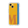 スリムプロテクションプレミアムケース with MagSafe［ オリジナル - initial color line - M orange ］