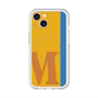 スリムプロテクションプレミアムケース with MagSafe［ オリジナル - initial color line - M orange ］