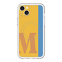 スリムプロテクションプレミアムケース with MagSafe［ オリジナル - initial color line - M orange ］