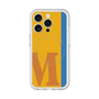 スリムプロテクションプレミアムケース with MagSafe［ オリジナル - initial color line - M orange ］