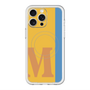 スリムプロテクションプレミアムケース with MagSafe［ オリジナル - initial color line - M orange ］