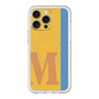 スリムプロテクションプレミアムケース with MagSafe［ オリジナル - initial color line - M orange ］