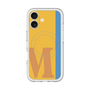 スリムプロテクションプレミアムケース with MagSafe［ オリジナル - initial color line - M orange ］