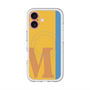 スリムプロテクションプレミアムケース with MagSafe［ オリジナル - initial color line - M orange ］