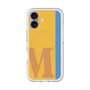 スリムプロテクションプレミアムケース with MagSafe［ オリジナル - initial color line - M orange ］