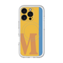 スリムプロテクションプレミアムケース with MagSafe［ オリジナル - initial color line - M orange ］