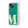 スリムプロテクションプレミアムケース with MagSafe［ オリジナル - initial color line - M green ］