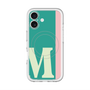 スリムプロテクションプレミアムケース with MagSafe［ オリジナル - initial color line - M green ］