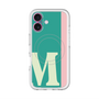 スリムプロテクションプレミアムケース with MagSafe［ オリジナル - initial color line - M green ］