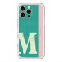 スリムプロテクションプレミアムケース with MagSafe［ オリジナル - initial color line - M green ］