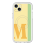 スリムプロテクションプレミアムケース with MagSafe［ オリジナル - initial color line - M yellow ］