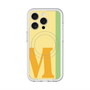 スリムプロテクションプレミアムケース with MagSafe［ オリジナル - initial color line - M yellow ］