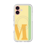 スリムプロテクションプレミアムケース with MagSafe［ オリジナル - initial color line - M yellow ］