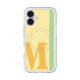 スリムプロテクションプレミアムケース with MagSafe［ オリジナル - initial color line - M yellow ］