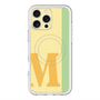 スリムプロテクションプレミアムケース with MagSafe［ オリジナル - initial color line - M yellow ］