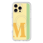 スリムプロテクションプレミアムケース with MagSafe［ オリジナル - initial color line - M yellow ］