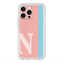 スリムプロテクションプレミアムケース with MagSafe［ オリジナル - initial color line - N pink ］