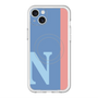 スリムプロテクションプレミアムケース with MagSafe［ オリジナル - initial color line - N blue ］