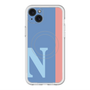 スリムプロテクションプレミアムケース with MagSafe［ オリジナル - initial color line - N blue ］