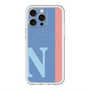 スリムプロテクションプレミアムケース with MagSafe［ オリジナル - initial color line - N blue ］